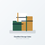 CleanNest Modular Storage Cubes